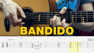 Alberto Plaza - Bandido. Fingerstyle Guitar Tabs