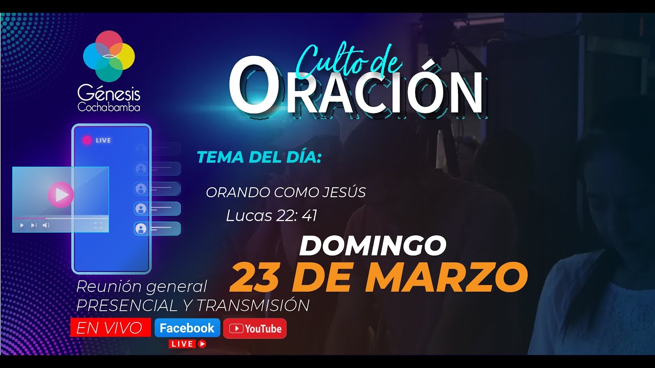 Transmisión en vivo - Domingo 23 de marzo - YouTube