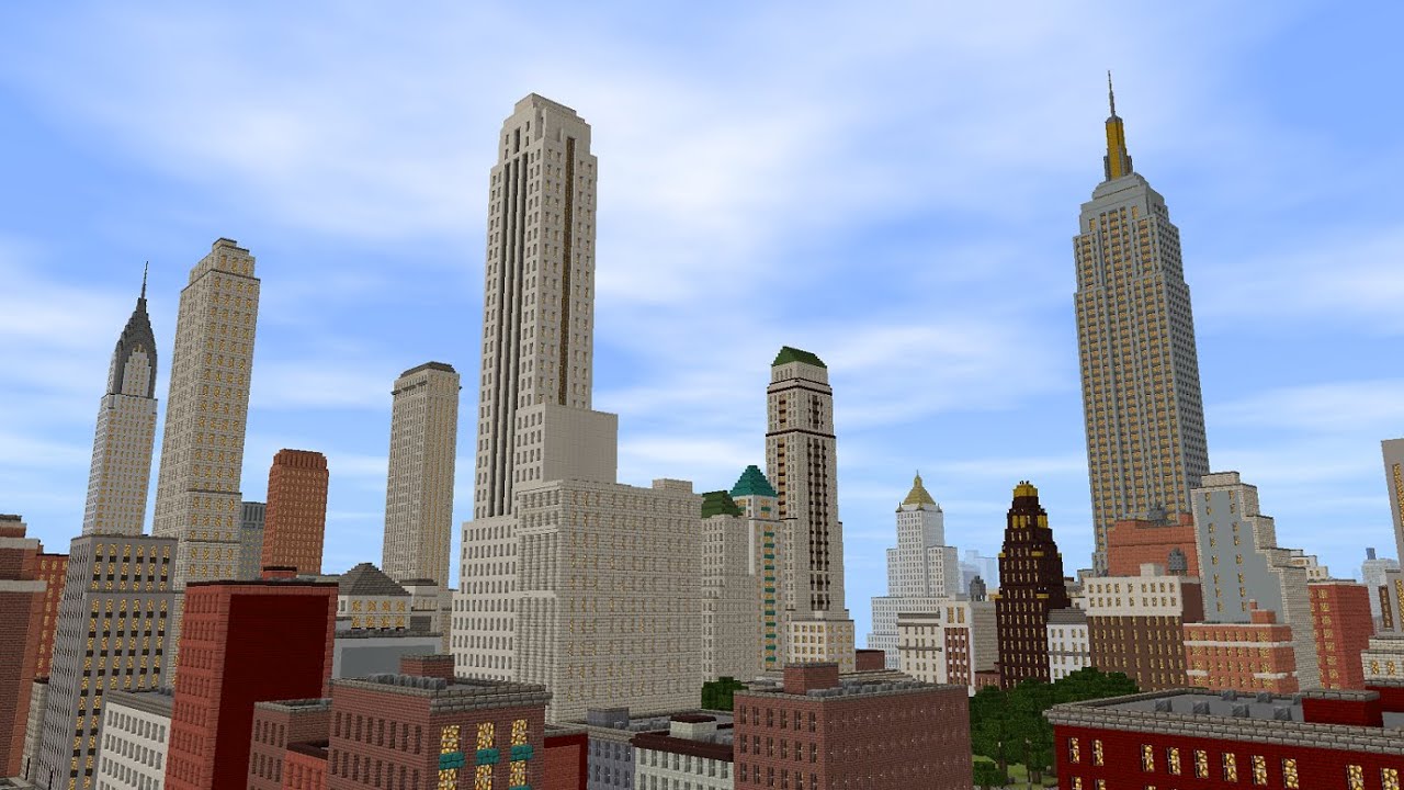 Minecraft New York City 1959 Map YouTube