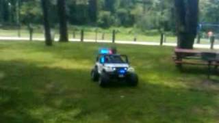 Powerwheel Police Jeep Modifications Part 5