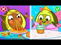 😋 Rules of Conduct at the Restaurant 🍝🧁 Learn Good Manners for Kids | Funny Stories by Pit & Penny 🥑