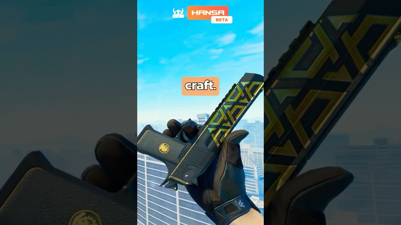 Crazy looking Desert Eagle |  Conspiracy Craft Using 5 Saw (Gold) Copenhagen 2024 