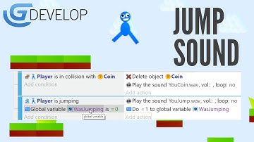 How to add a Jump Sound in GDevelop5