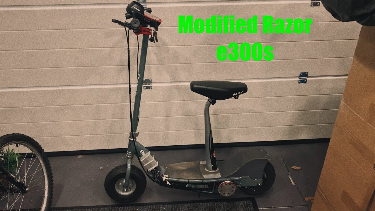 Modified Razor e300 - 1000W, 48V - Julian’s Projects - YouTube