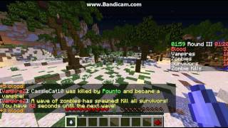 Minecraft Hypixel's server: VampireZ and TNT run