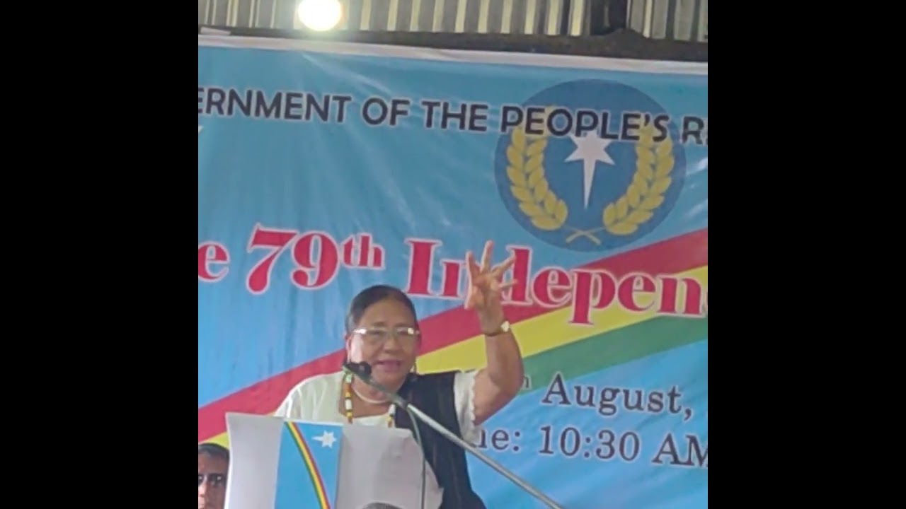 Mrs. Chingdinliu, powerful speech 