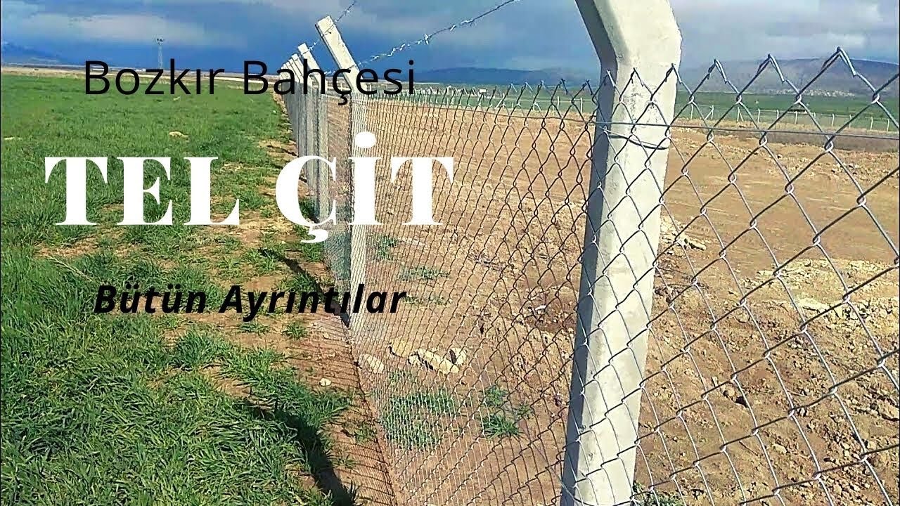 Beton Direkli Tel Çit Yapıyoruz - Bozkır Bahçesi - 1080p | 4 |