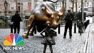 'Fearless Girl' Statue Faces Off Against Wall Street Bull | NBC News