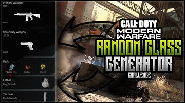 RANDOM CLASS GENERATOR CHALLENGE WIN? ( Call of Duty Modern Warfare Warzone)