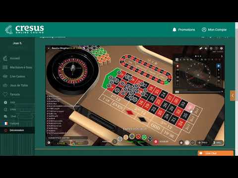 ROULETTE 250 EUROS DE GAINS (CRESUS CASINO)