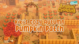 Cozy AUTUMN TOWN Pumpkin Patch | Speed Build | ACNH