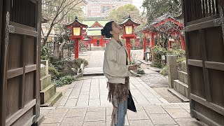 (fullver.)🙇‍♀️HUKUOKA JAPANㅣ由布市,Tianjin 텐진,나카스,유후인,료칸 후쿠오카맛집ㅣyufuinㅣ일본여행ㅣ브이로그ㅣ여행패션ㅣ모노빈제이ㅣlookbookㅣ룩북