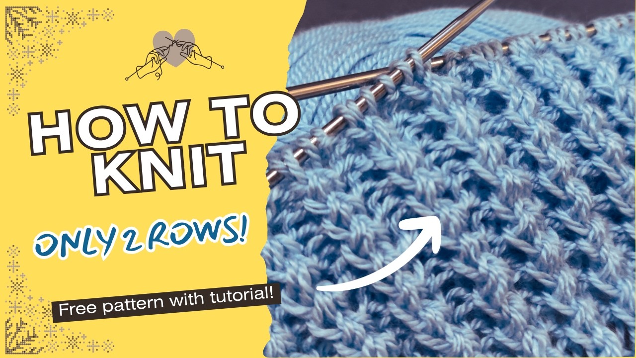 SIMPLE SECRET! Easy Knitting Pattern that Looks High-End!😍