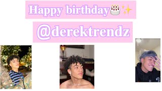 Famous Derektrendz birthday edit🎂🤩 Wealth