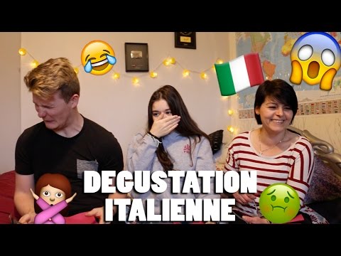 DÉGUSTATION ITALIENNE AVEC LA MÈRE DE SOFIA ! mathieu blondel