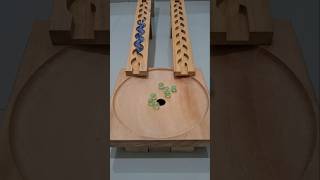 マーブルラン ⭐️ ブルーグリーンのキャットアイビー玉、ボウルホールトラック | Marble Run ⭐️ Blue Green Cat Eye Marbles, Bowl Hole Track