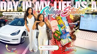 Information COLLEGE DIARIES EP 2 ♡ | DAY IN MY LIFE AS A COLLEGE STUDENT ✰ | grwm, school vlog, errands, etc! News