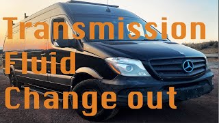 How I changed the transmission fluid on my 2015 Sprinter Van