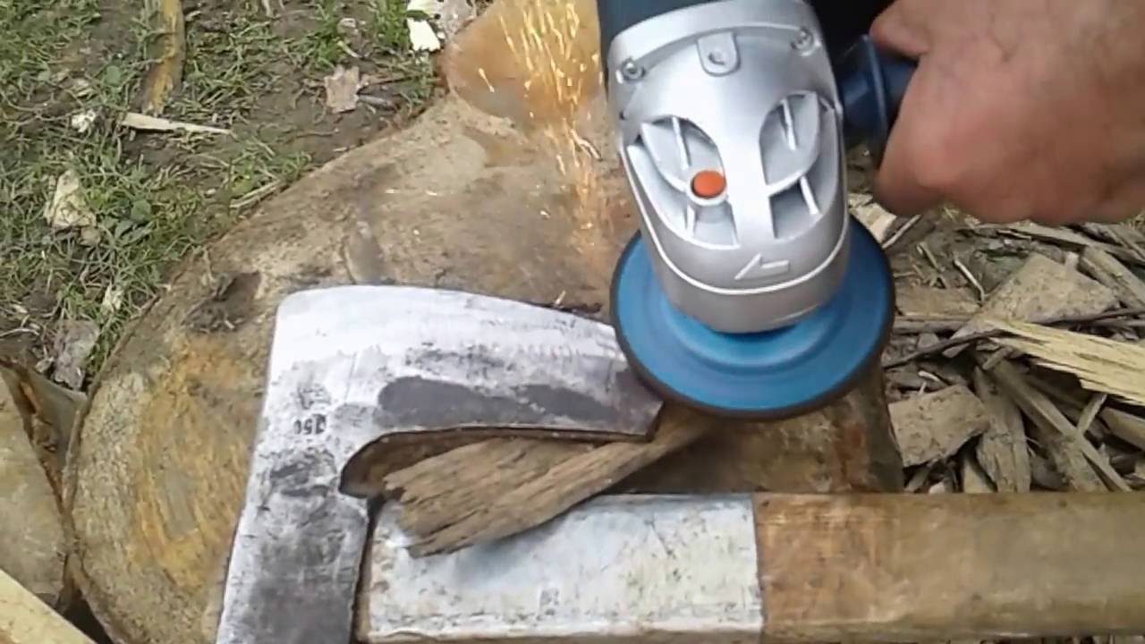 Ostrenje sekire / sharpening the ax grinder YouTube