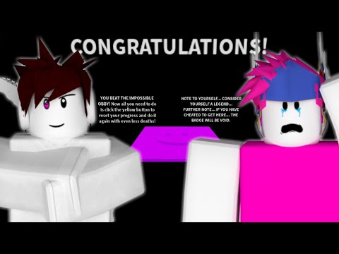Finishing The Impossible Obby Roblox Youtube - roblox obby but freddy won't let you finish