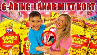 6-ÅRING "LÅNAR" MITT KORT & BESTÄMMER HELA DAGEN!