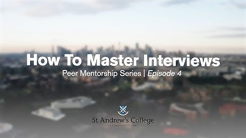 How to master interviews - Peer Mentorship Series | Episode 4