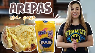 AREPAS DE HARINA PAN con queso