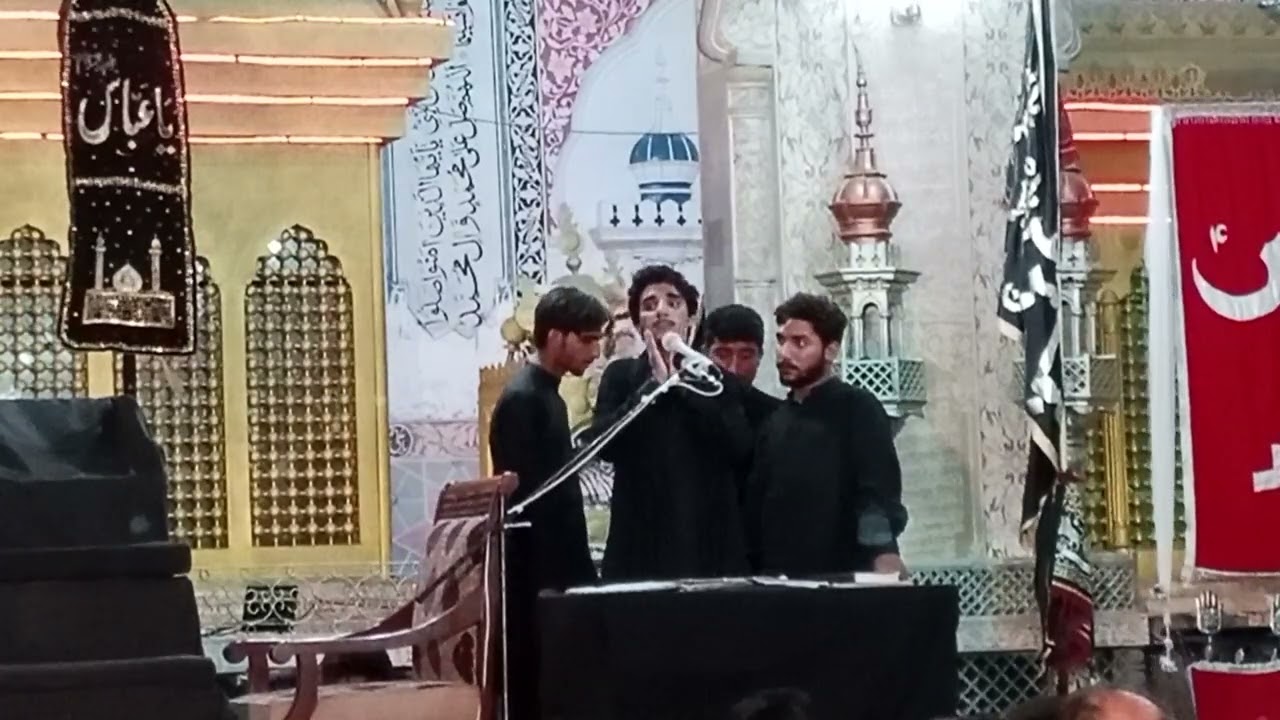 Live/Majlis aza / satellite Town New Block (B) Sargodha . Zakir Ali Hussain Of Multan.