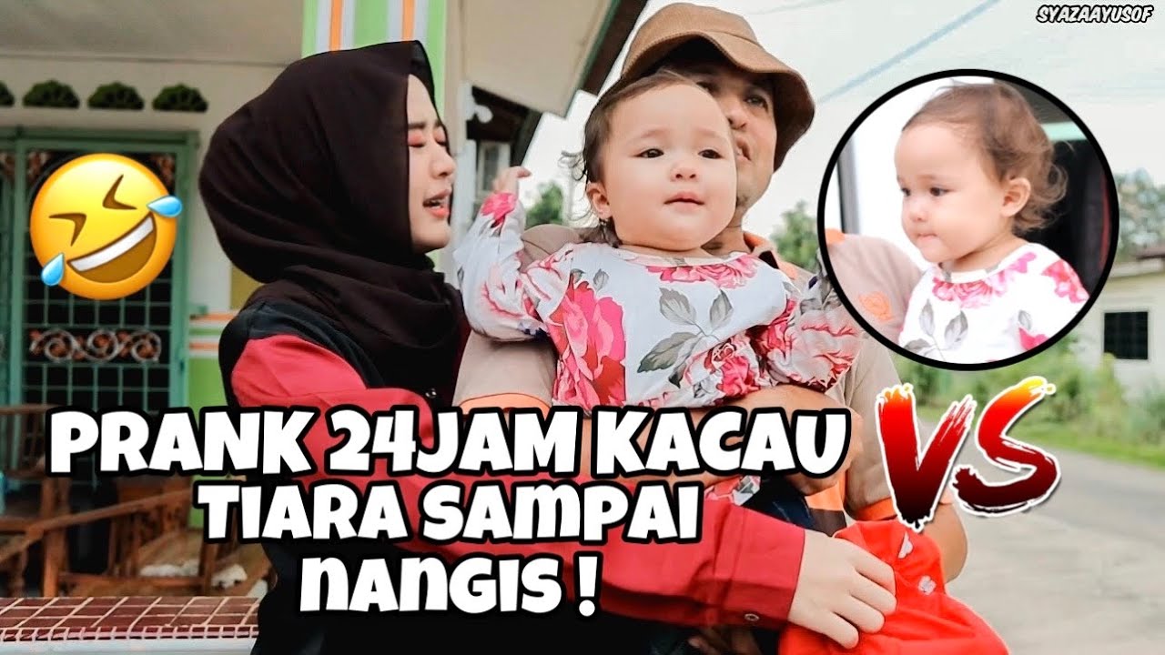 PRANK 24JAM KACAU TIARA SAMPAI NANGIS 🤪