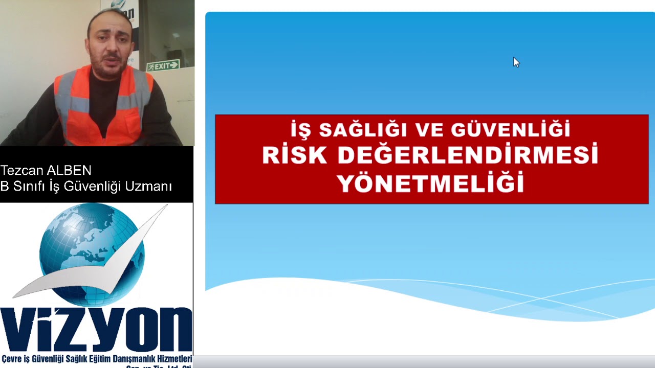 30- RİSK DEĞERLENDİRME EKİP EĞİTİMİ -TEZCAN ALBEN