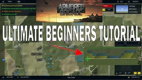 The Ultimate Beginners Tutorial Armored Brigade! | EP. 01 Spotting and LOS