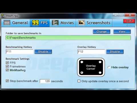 Video: Come Configurare E Utilizzare Fraps