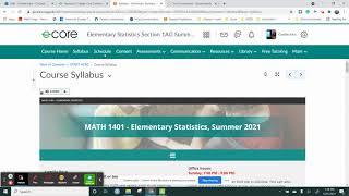 Welcome to Math 1401 Summer 2021