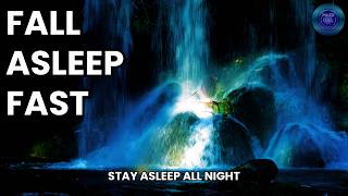 Fall Asleep Fast 🌊 3 Hours Deep Sleep Music with Waterfall Sounds &amp; Soft Piano
