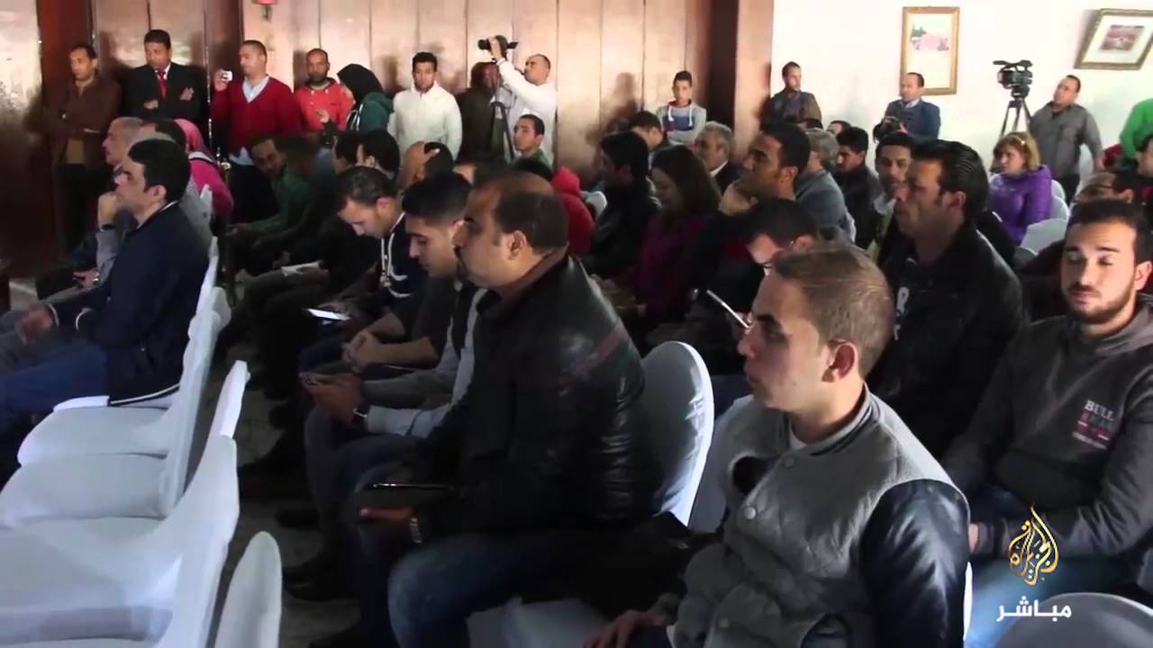 #شاهد .. النادي الأهلي يعقد مؤتمراً صحفياً يعتذر فيه للقوات المسلحة ويشرح بسبب ازمة الملعب