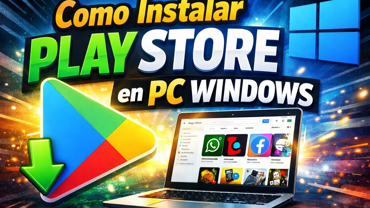 Cómo Instalar Google Play Store en Windows 11 y 10 ✅ Android en tu PC Fácil y Gratis (2025)