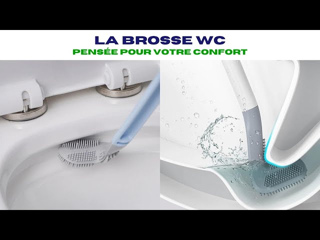 TOILET BRUSH : La Brosse WC en Silicone avec Support de Séchage Rapide chez  Shop-Story 