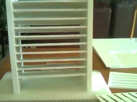 Copic Marker Holder / Storage - DIY Foam Core - YouTube