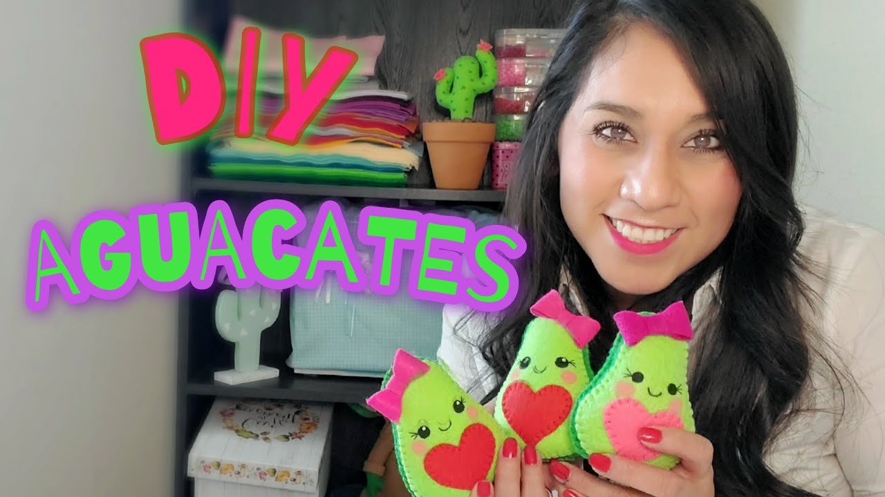 DIY Aguacates de fieltro🥑!/DIY avocado felt!🥑
