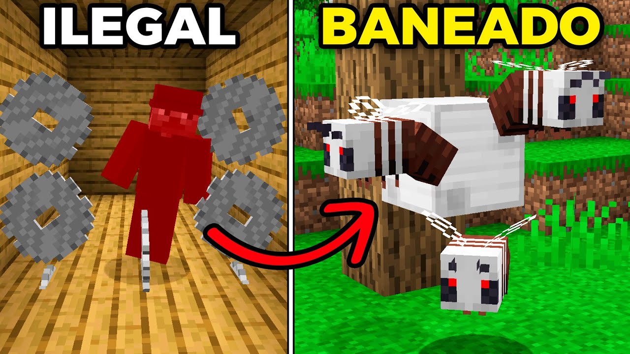 Probando Bloques ILEGALES en Minecraft que EXISTEN!