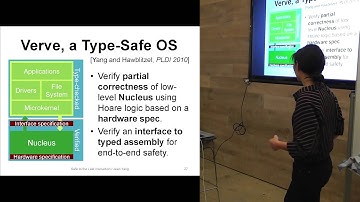 "Axiomatic Basis for Computer Programming" written by C.A.R. Hoare and presented by Jean Yang