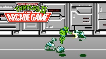 Teenage Mutant Ninja Turtles 2 - The Arcade Game (NES) - Scene 7 (A) - The Technodrome | Gameplay