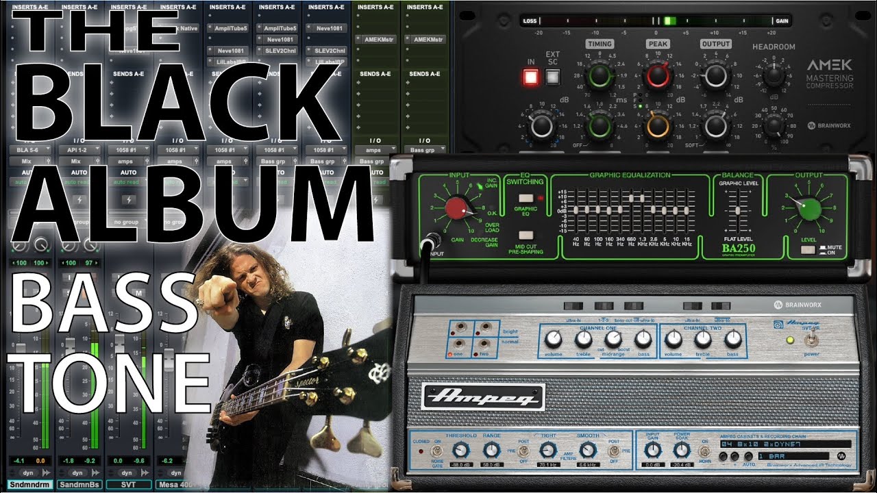 Басовый тон с альбома Metallica Black от Джейсона Ньюстеда, проанализированный и воссозданный