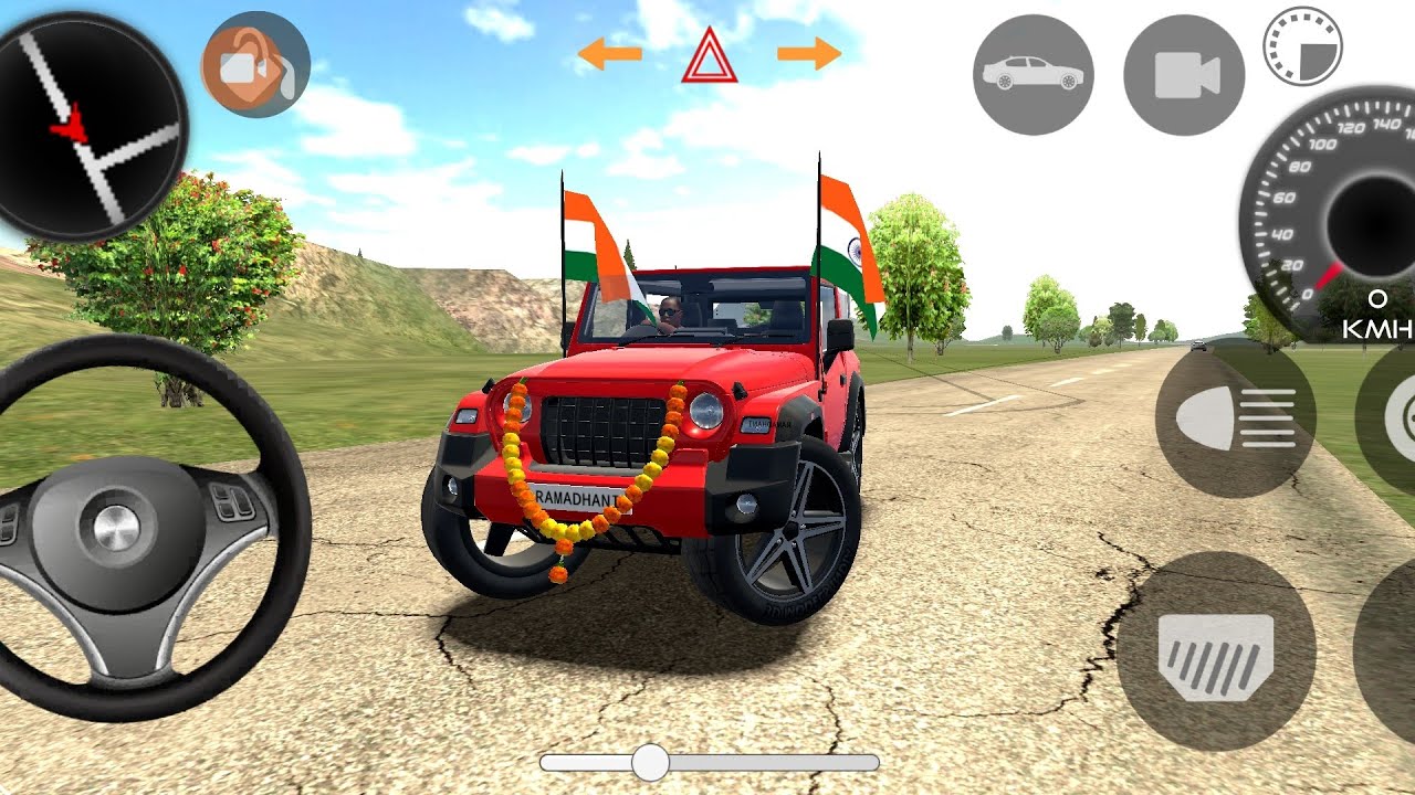 Dollar (Song) Modified 😈 Black Thar || Indian Car Simulator 3D || Car Game 3D trending Viral Gadi 