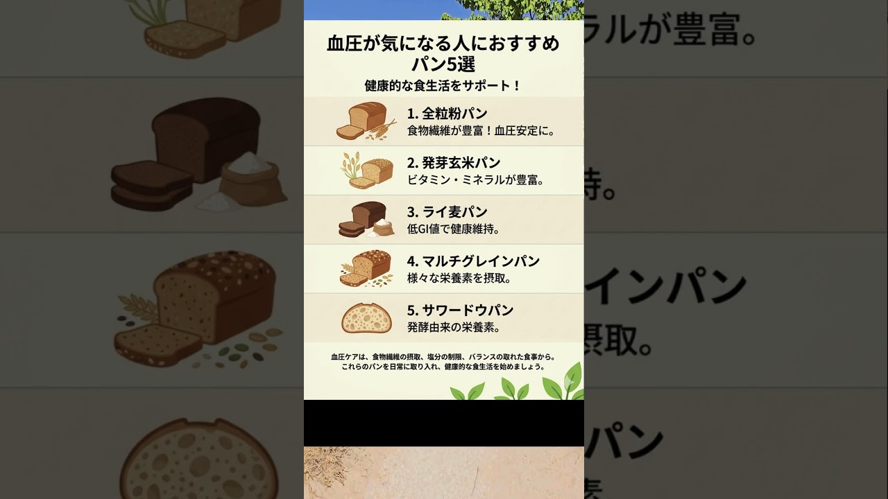 高血圧 パン