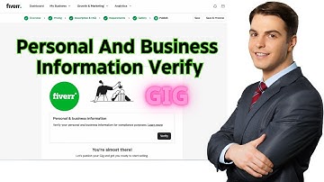 Fiverr Gig Personal And Business Information Verification। Personal And Business Information Verify