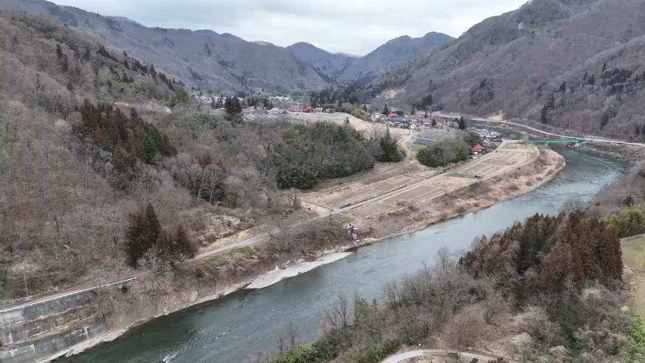 大日向上空からの風景