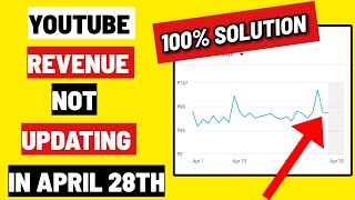 Youtube revenue not updating today  | Youtube revenue not getting updated on APRIL 28th  solution