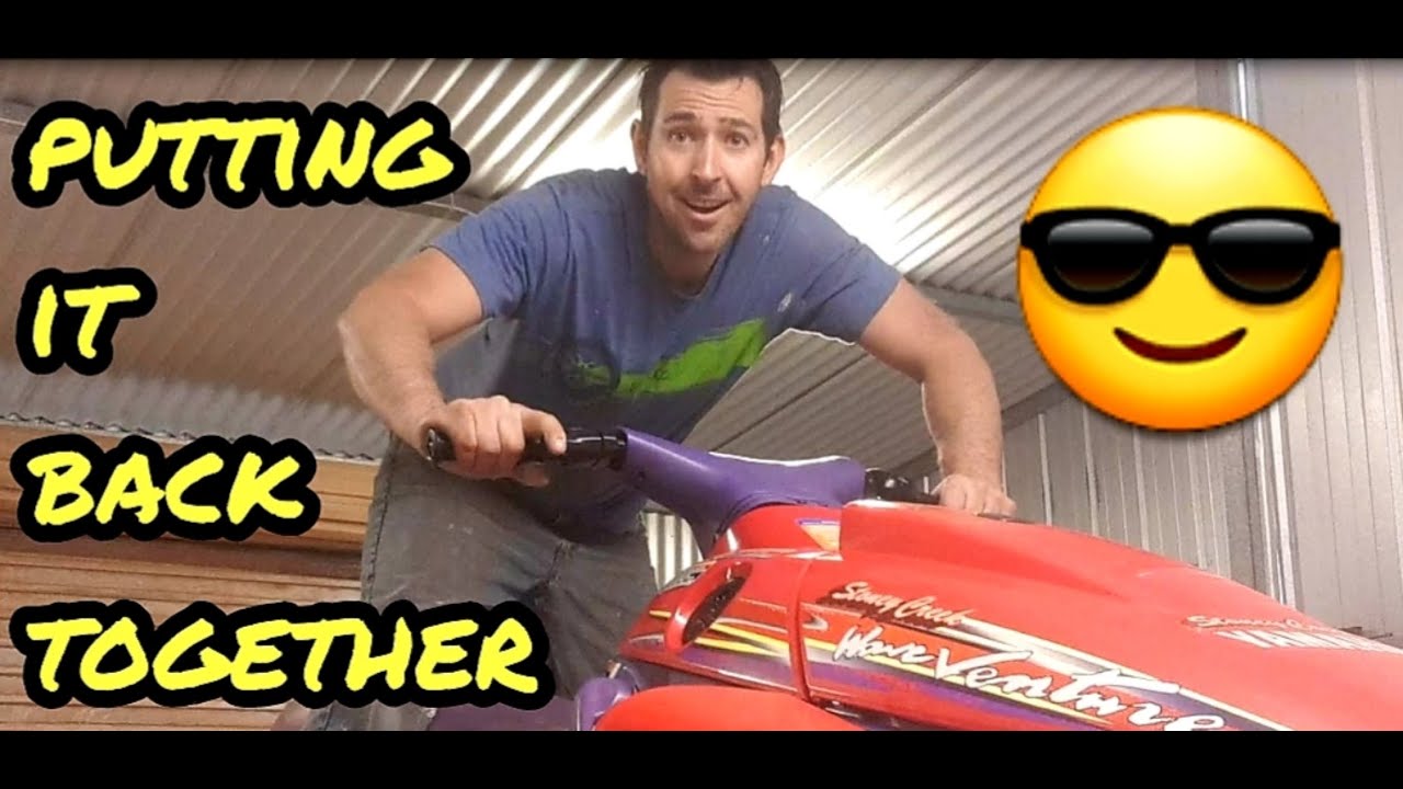 Rebuilding 1100cc 2 stroke jet ski PT.8 getting the waverunner back