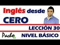 Curso inglés | Lección 30 - Ejercicio de escritura básico en presente con pronombres objeto.